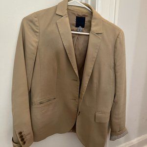 J Crew Tan Blazer/Suit Jacket